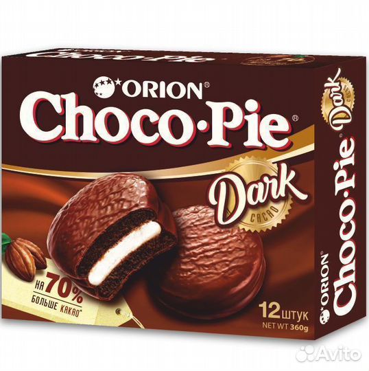Пирожное Choco Pie Dark 360 г