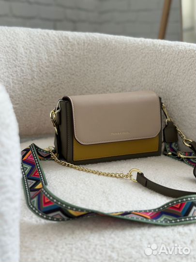 Сумка натуральная кожа (новая) + 2 ремешка