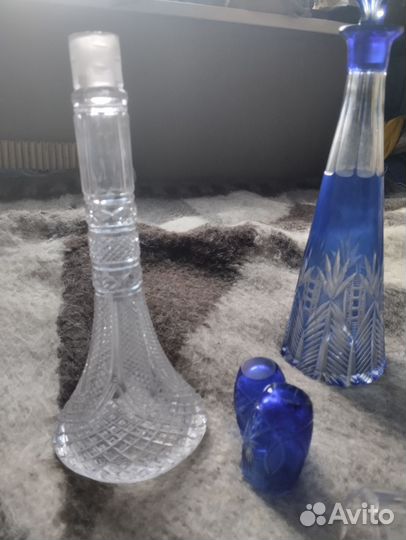 Штофы и графины СССР хрусталь