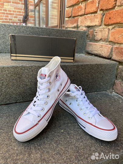 Кеды Converse высокие белые