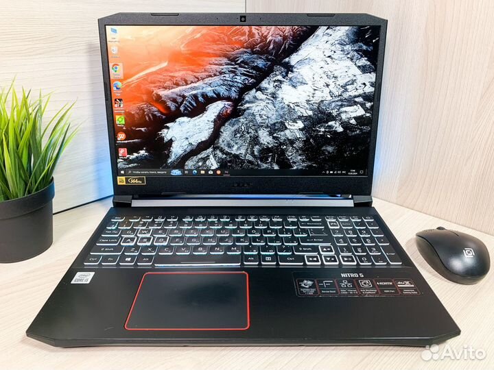 Игровой ноутбук Acer Nitro i5-10Th/RTX3060/16Gb