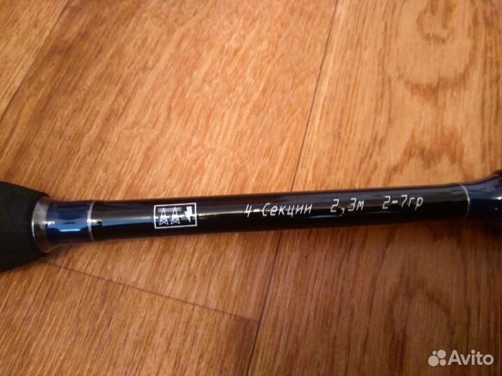Спиннинг Волжанка Стилет тревэл 2.3 м, 2-7 гр