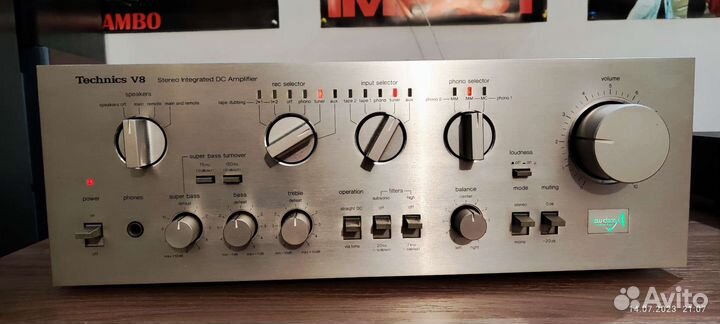 Усилитель Technics SU-V8 (1979 г.в., профилактика)
