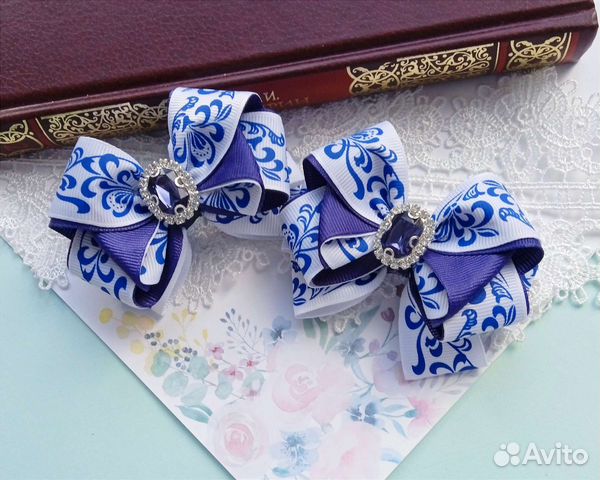 Бантики школьные ручной работы