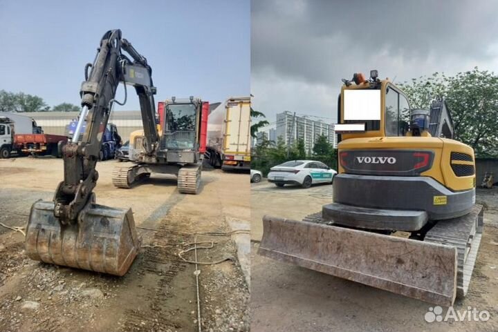 Гусеничный экскаватор Volvo ECR88, 2022