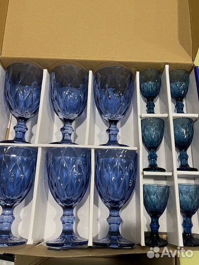 Набор бокалов с рюмкой