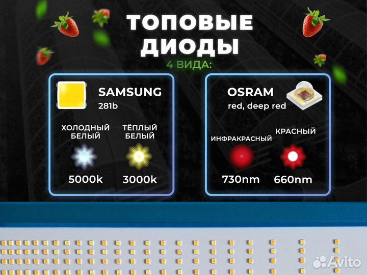 Quantum Board 100W Samsung lm 281 b Квантум борд 1