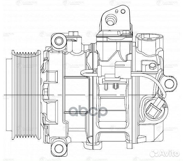 Компрессор кондиционера land rover discovery II