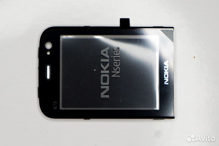 Защитное стекло дисплея Nokia n78 black новый ориг