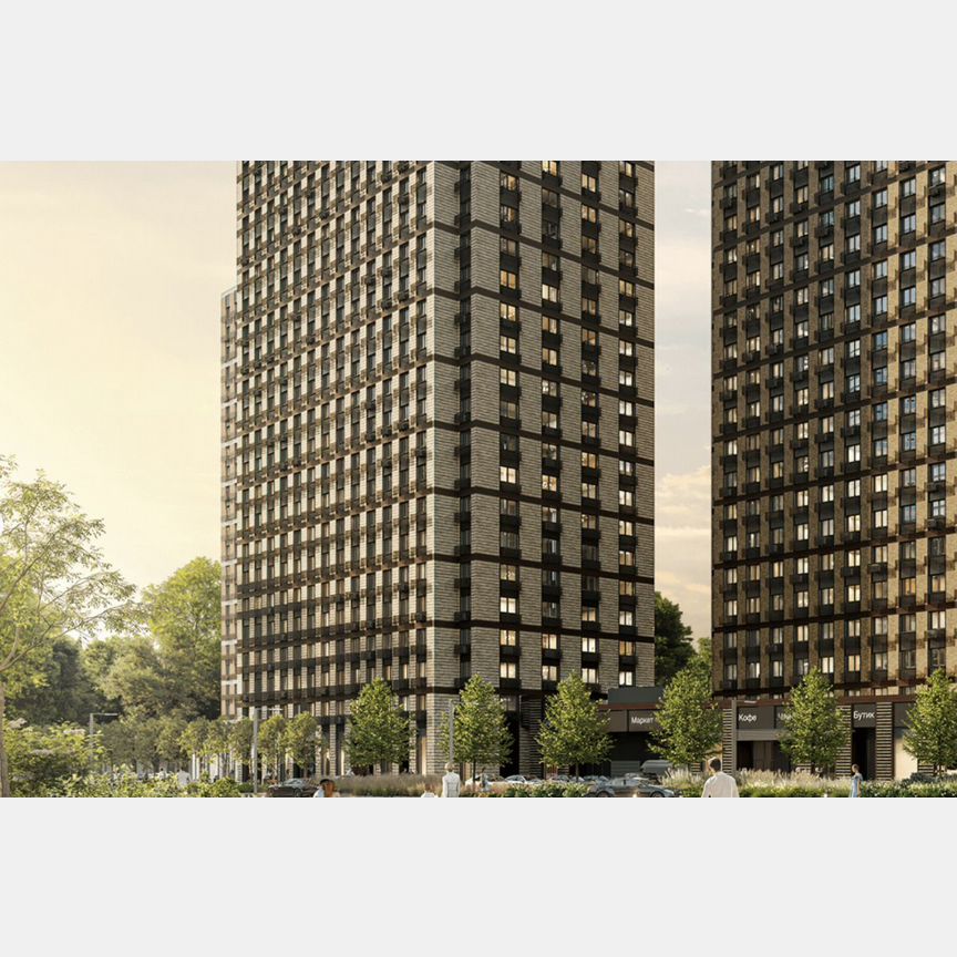 Квартира-студия, 21,5 м², 21/23 эт.