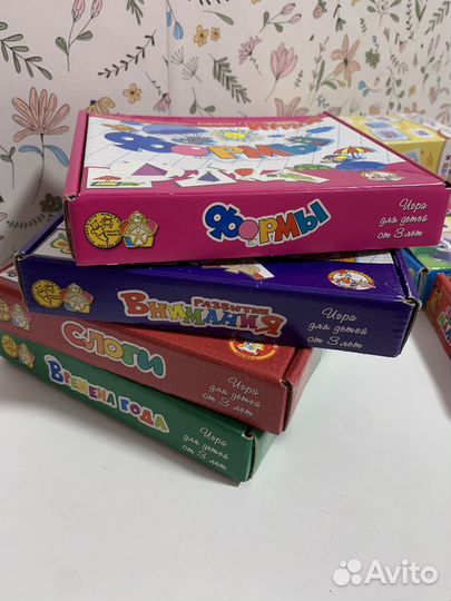 Пакет развивающих игр 3+