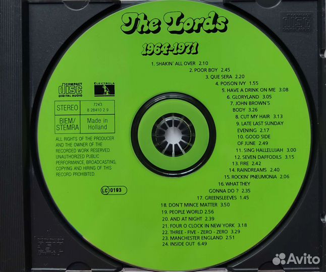 The Lords - фирменный CD (Holland)
