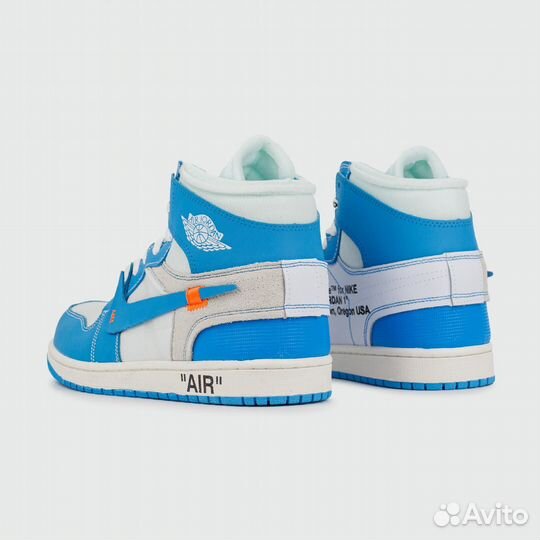 Кроссовки Nike Air Jordan 1 UNC x Off-White (арт