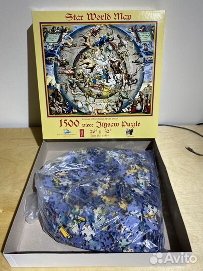 Фигурные пазлы 750 и 1500 деталей