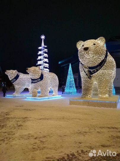 Новогодние фигуры с гарантией Светящиеся фигуры