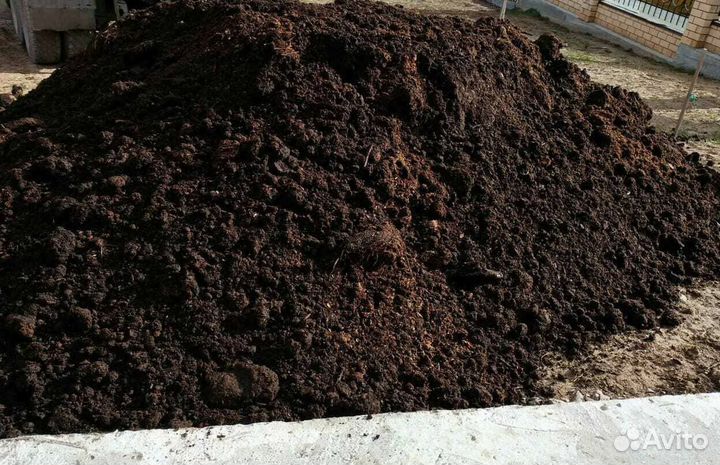 Торф перегной, земля плодородная, щебень, песок