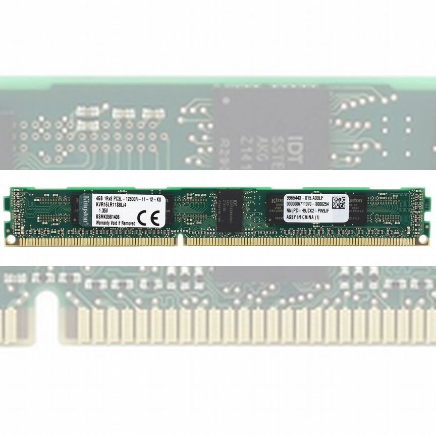 [KVR16LR11S8L/4] Оперативная Память Kingston 4gb Kvr16lr11s8l/4