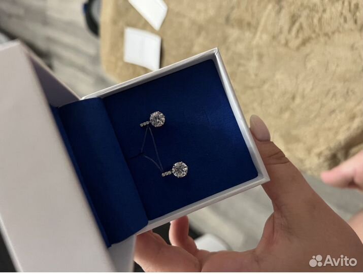 Серьги серебро 925