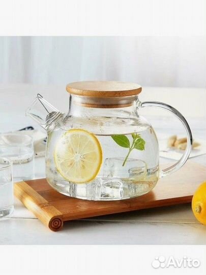 Чайник заварочный стеклянный 900 мл