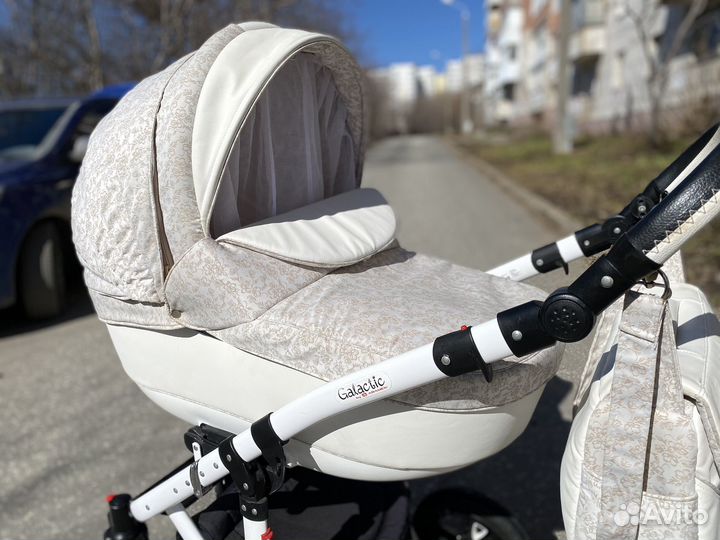 Коляска adamex 3 в 1 бу