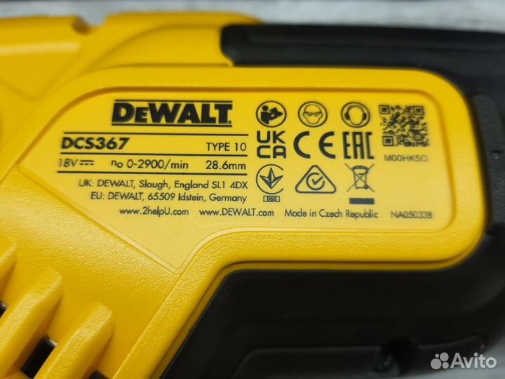 Сабельная пила DеWаlt DCS367NT 18v + Кейс оригинал