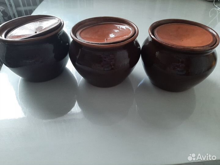 Глиняный горшок для запекания