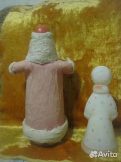 Дед Морозы Снегурочка СССР и Санта Клаус