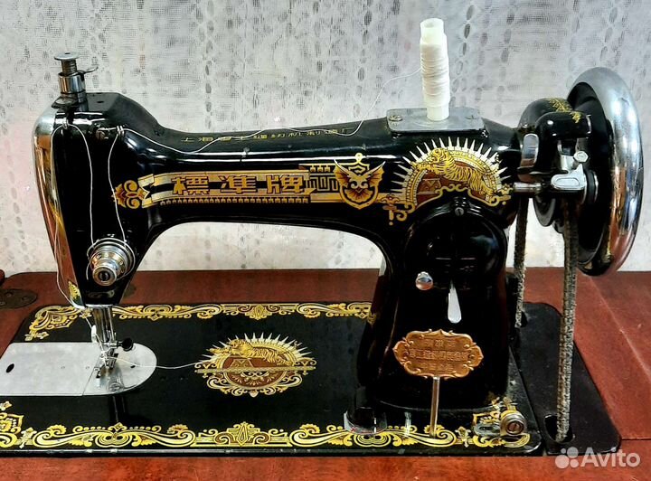 Редкая швейная машинка Старый Китай
