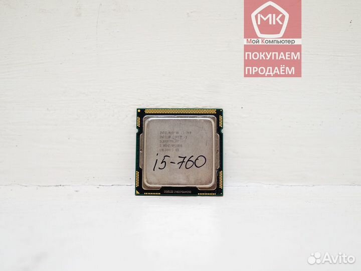 Socket 1156 Intel Core i5-760 (4 Ядра / L3 8MB)
