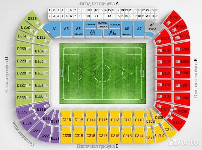 Билеты Спартак - Зенит (20.08.2023)