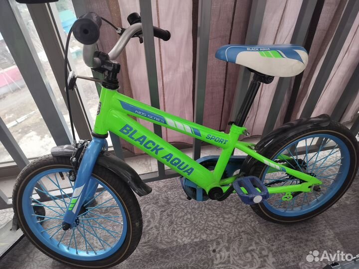 Велосипед black aqua kids