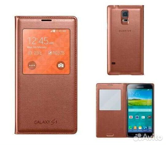 Оригинал Чехлы S-View Cover к Samsung S5 (2 цвета)