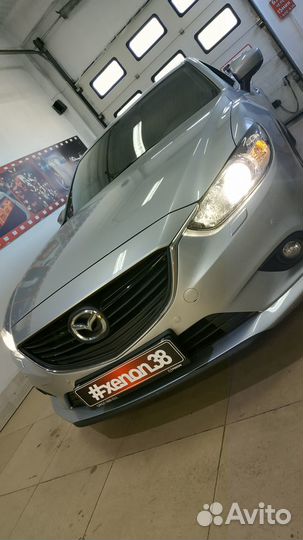 Mazda 6 LED светодиоды в ближний свет фар
