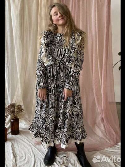 Платье permanentno зебра