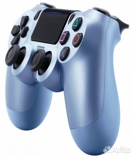 Геймпад (Джойстик) для PS4 V2 Titanium Blue (Repli