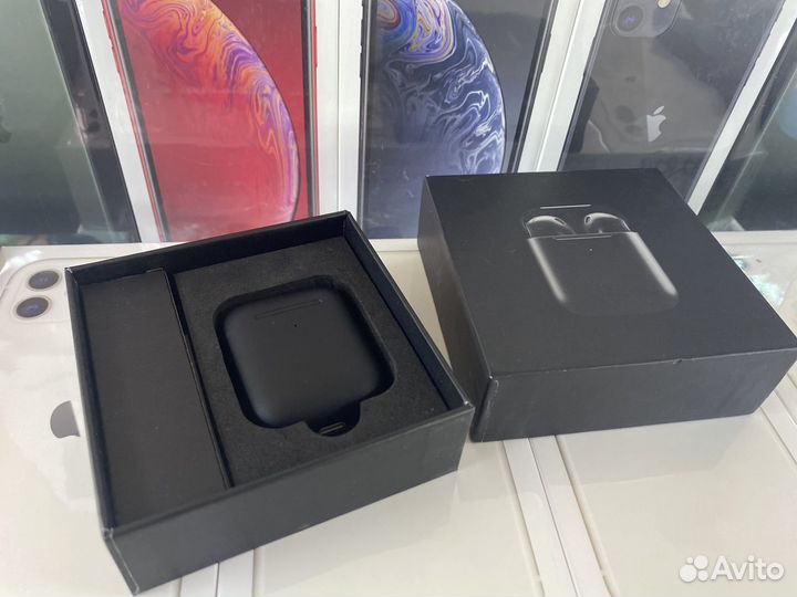 AirPods Series 2 W\C Luxe Copy Matte Black