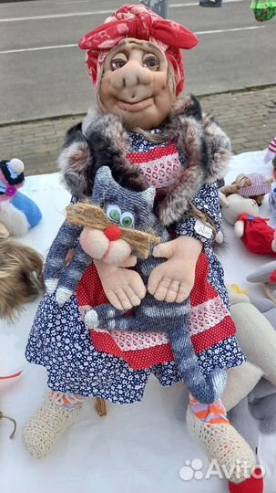 Кукла текстильная: домовые и баба Яга