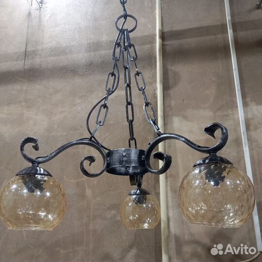 Люстра ковка