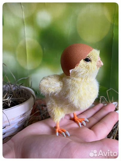 Мягкая игрушка цыпленок
