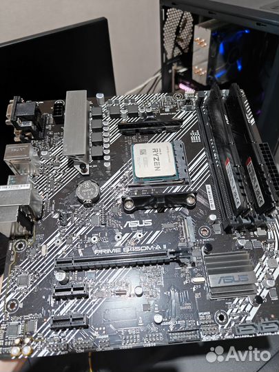 Комплект Ryzen 5 5600 + Asus B450 + DDR4 16gb 3200