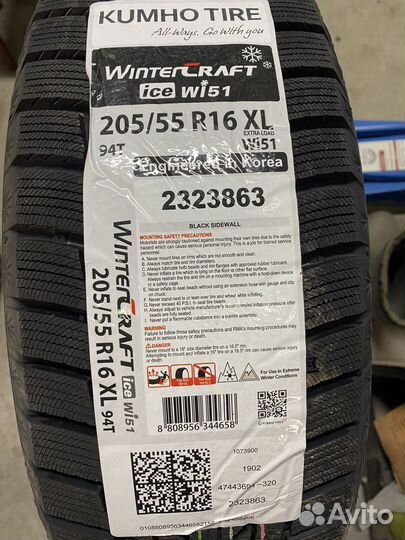 Kumho WinterCraft Ice Wi51 205/55 R16 94T