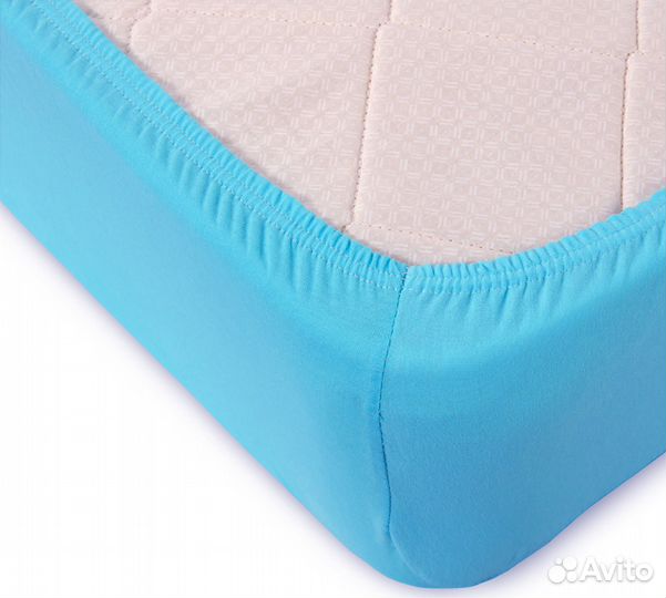 Махровые и сатиновые простыни на резинке