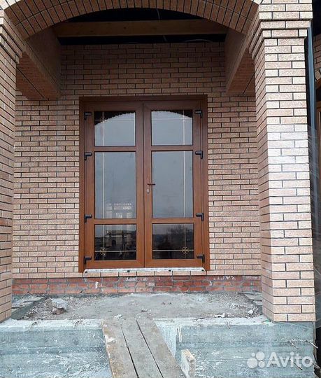 Пластиковая дверь 120х210 86