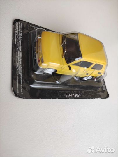 Машинки модели СССР Fiat 126p