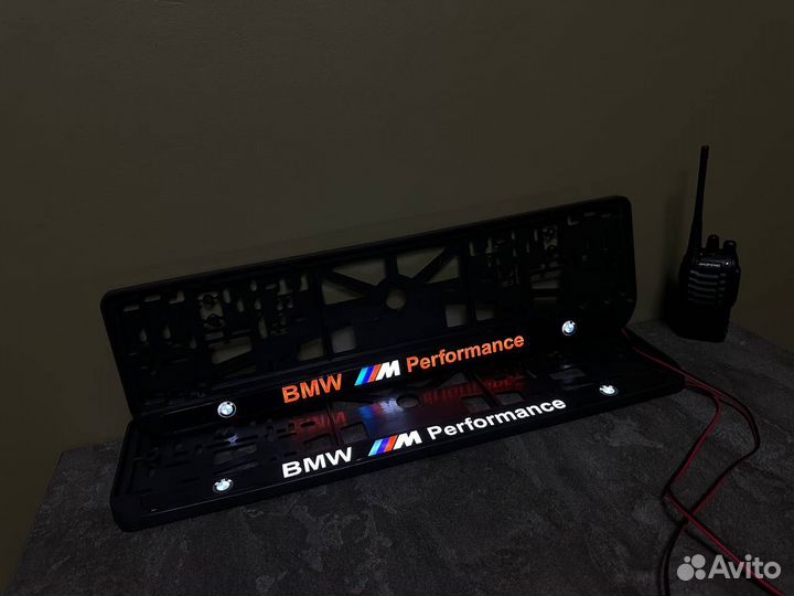 Номерная рамка c вашим логотипом и дизайном