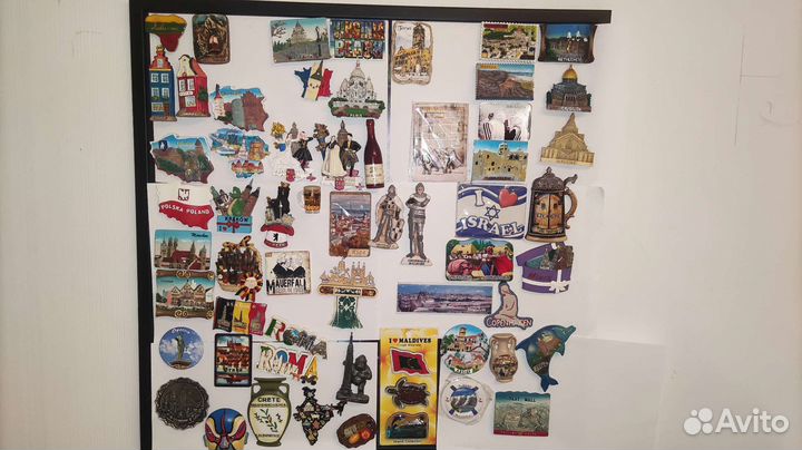 Магнитики на холодильник коллекция