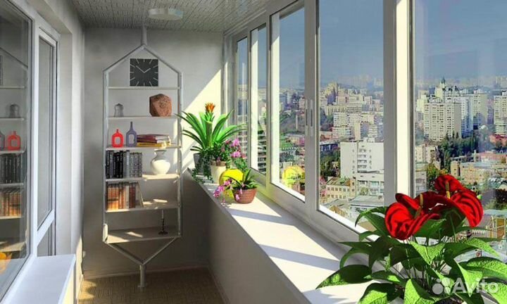 Остекление балконов и лоджий/ Пластиковые окна