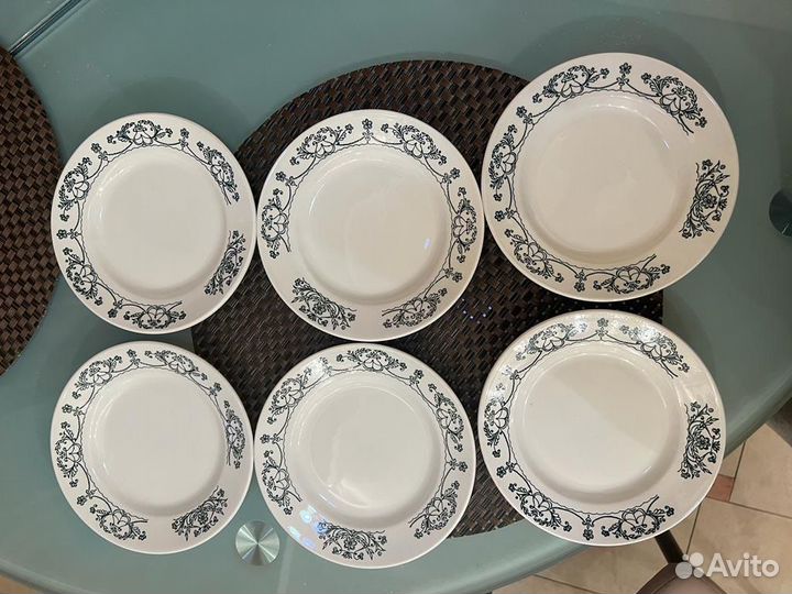 Тарелки СССР краснодарский фарфоровый завод