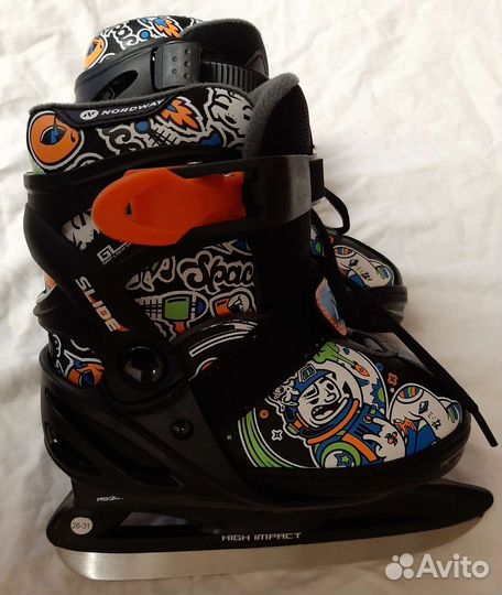 Коньки детские раздвижные nordway