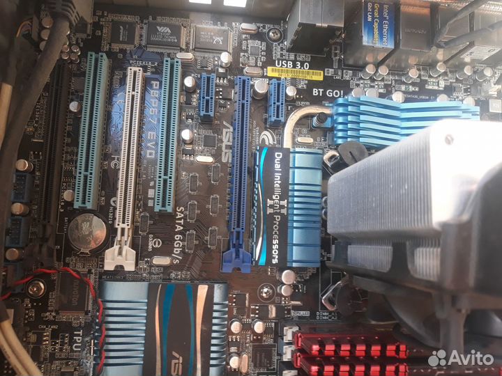 Материнская плата asus LGA1155,P8P67 EVO,и компл